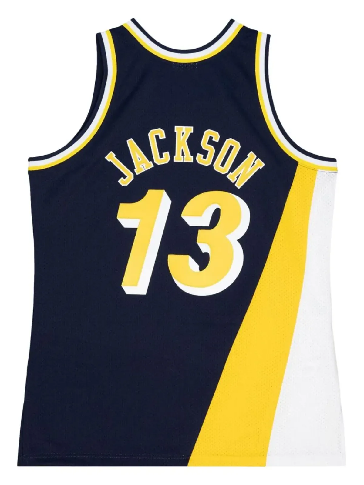 Mitchell & Ness NBA Indiana Pacers 96 Mark Jackson バスケットボールジャージ - ブルー - 画像3