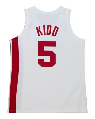 Mitchell & Ness NBAニュージャージー・ネッツ 2005ジェイソン・キッド バスケットボールジャージ - White - サムネイル2