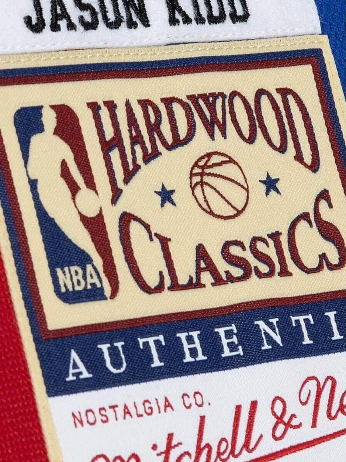 Mitchell & Ness NBAニュージャージー・ネッツ 2005ジェイソン・キッド バスケットボールジャージ - White - 画像4