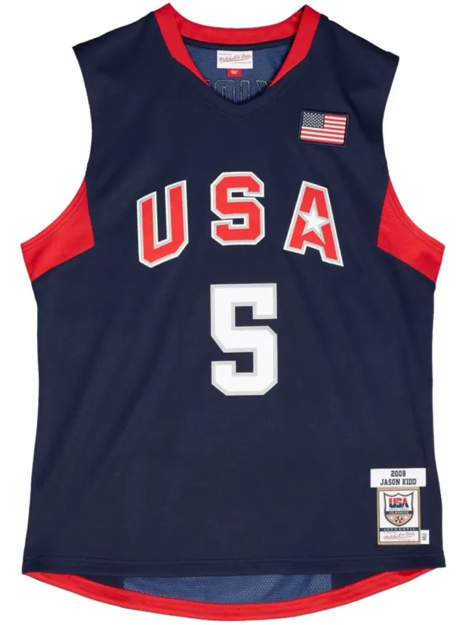 Mitchell & Ness Mitchell & Ness NBA USA 2008 ジェイソン・キッド バスケットボール ジャージ ブルーの商品画像