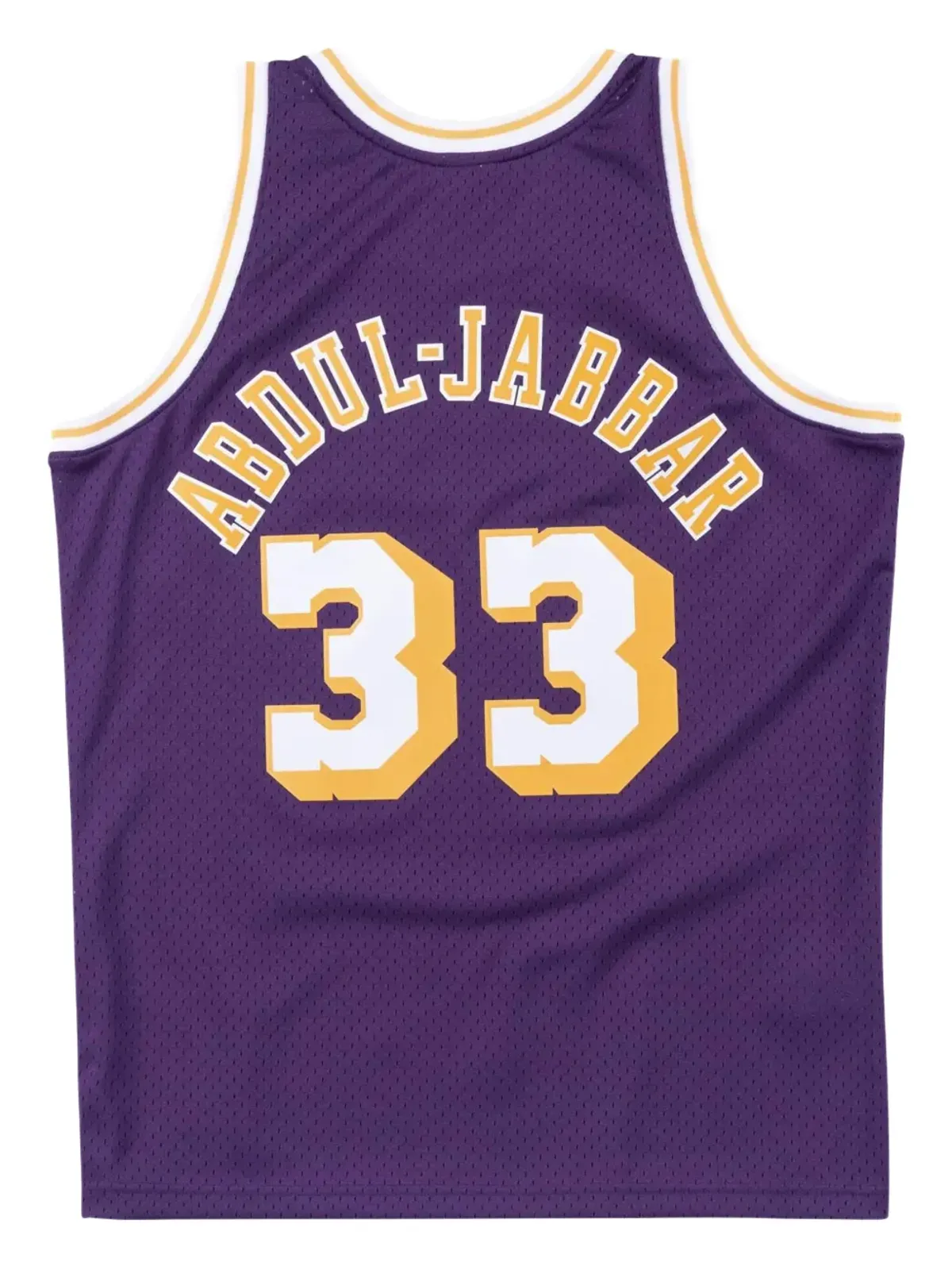 Mitchell & Ness × NBA Lakers 83 Kareem Abdul-Jabbar Swingman タンクトップ - パープル - 画像2
