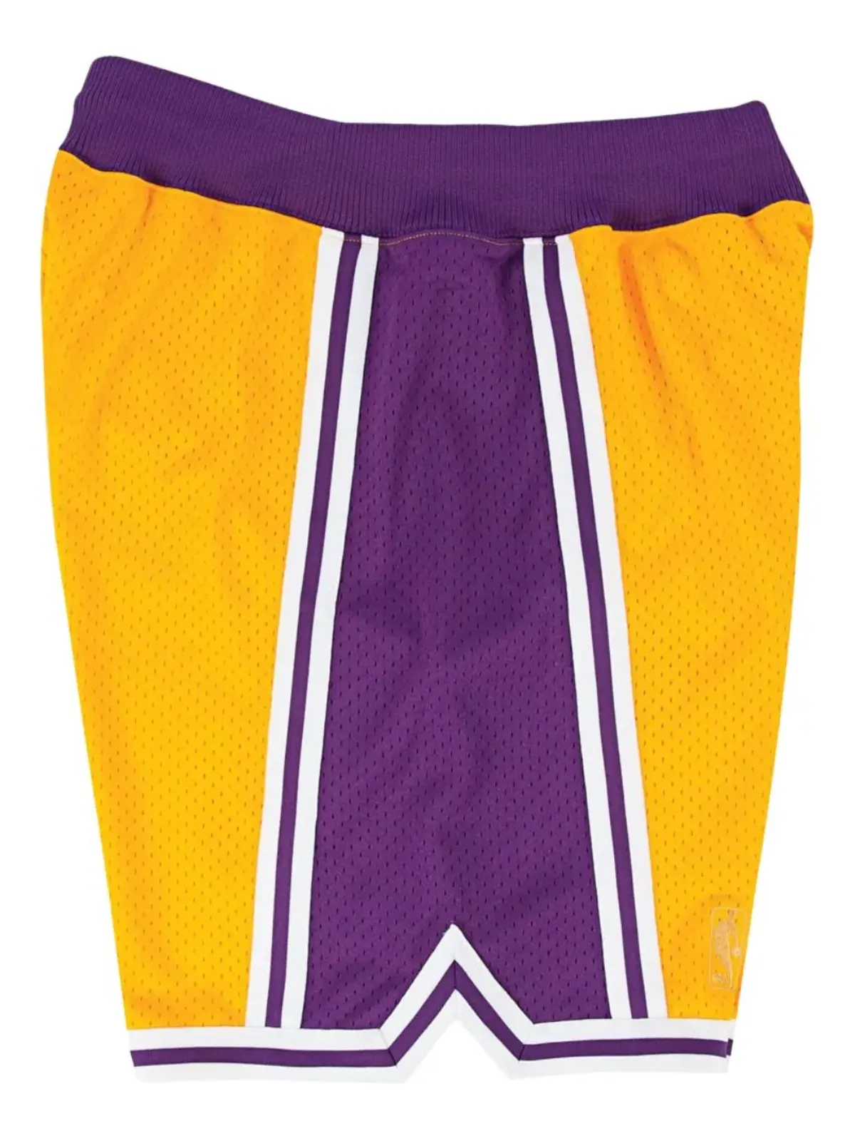 Mitchell & Ness NBA ロサンゼルス・レイカーズ ホーム 1996-97 バスケットボールショーツ - イエロー - 画像2