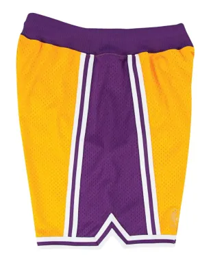 Mitchell & Ness NBA ロサンゼルス・レイカーズ ホーム 1996-97 バスケットボールショーツ - イエロー - サムネイル2