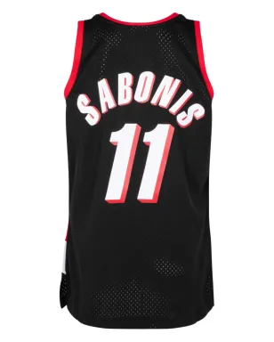 Mitchell & Ness ポートランド・トレイルブレイザーズ 1999/00 アルヴィダス・サボニス スウィングマン ロード ジャージ - サムネイル2