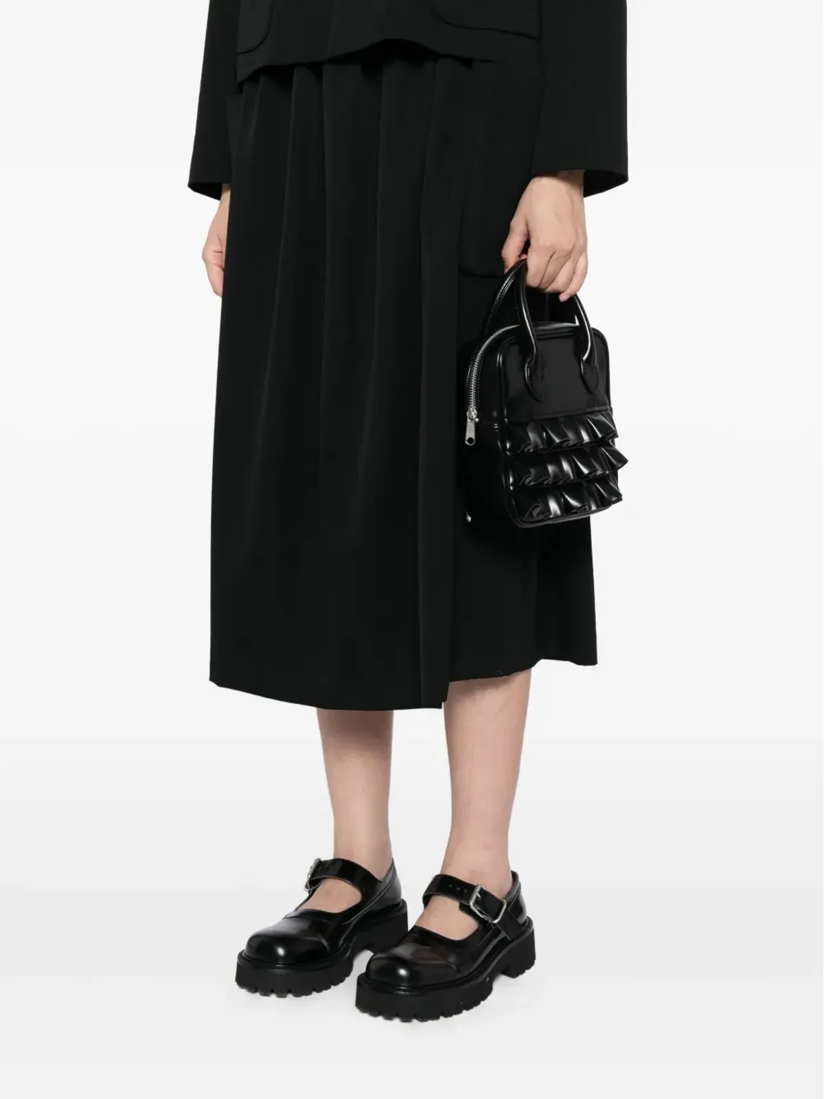 Comme Des Garçons Girl フリル付きトートバッグ - 画像2