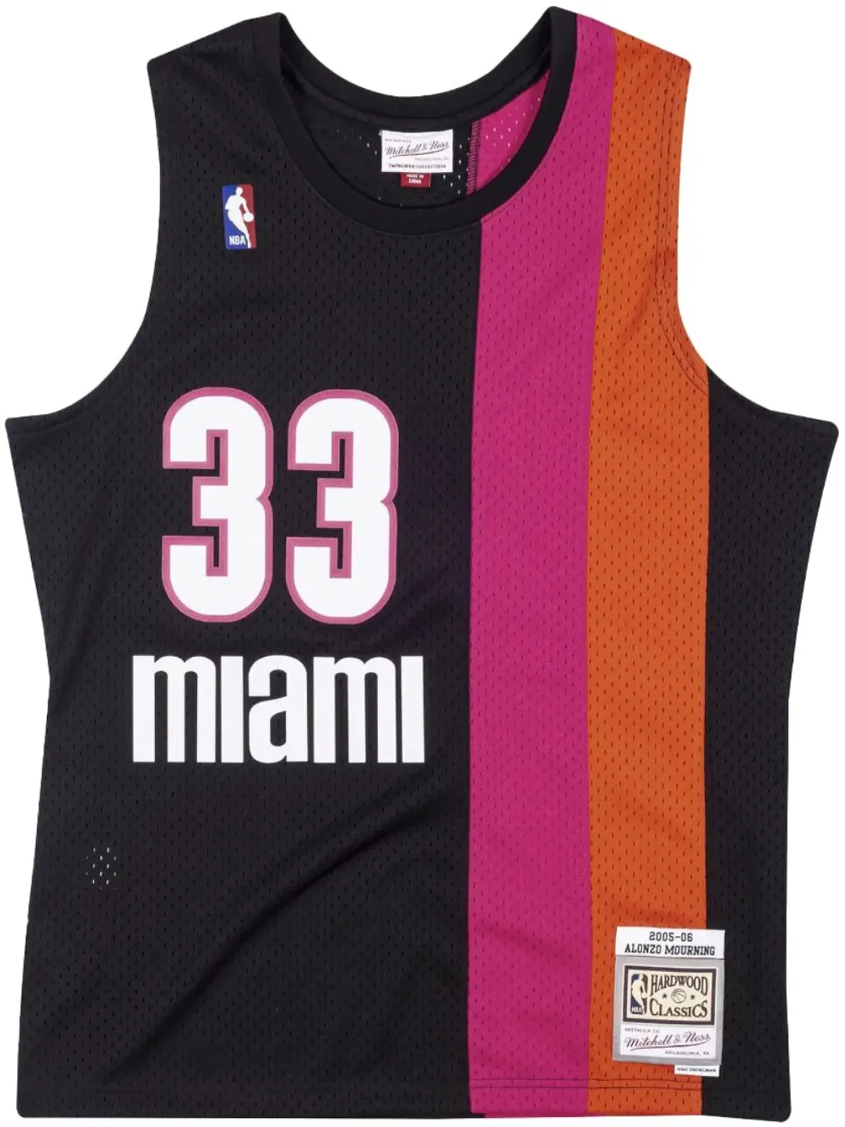 Mitchell & Ness NBAヒート 05 アロンゾ・モーニング スウィングマン ジャージーベストトップ - 画像1