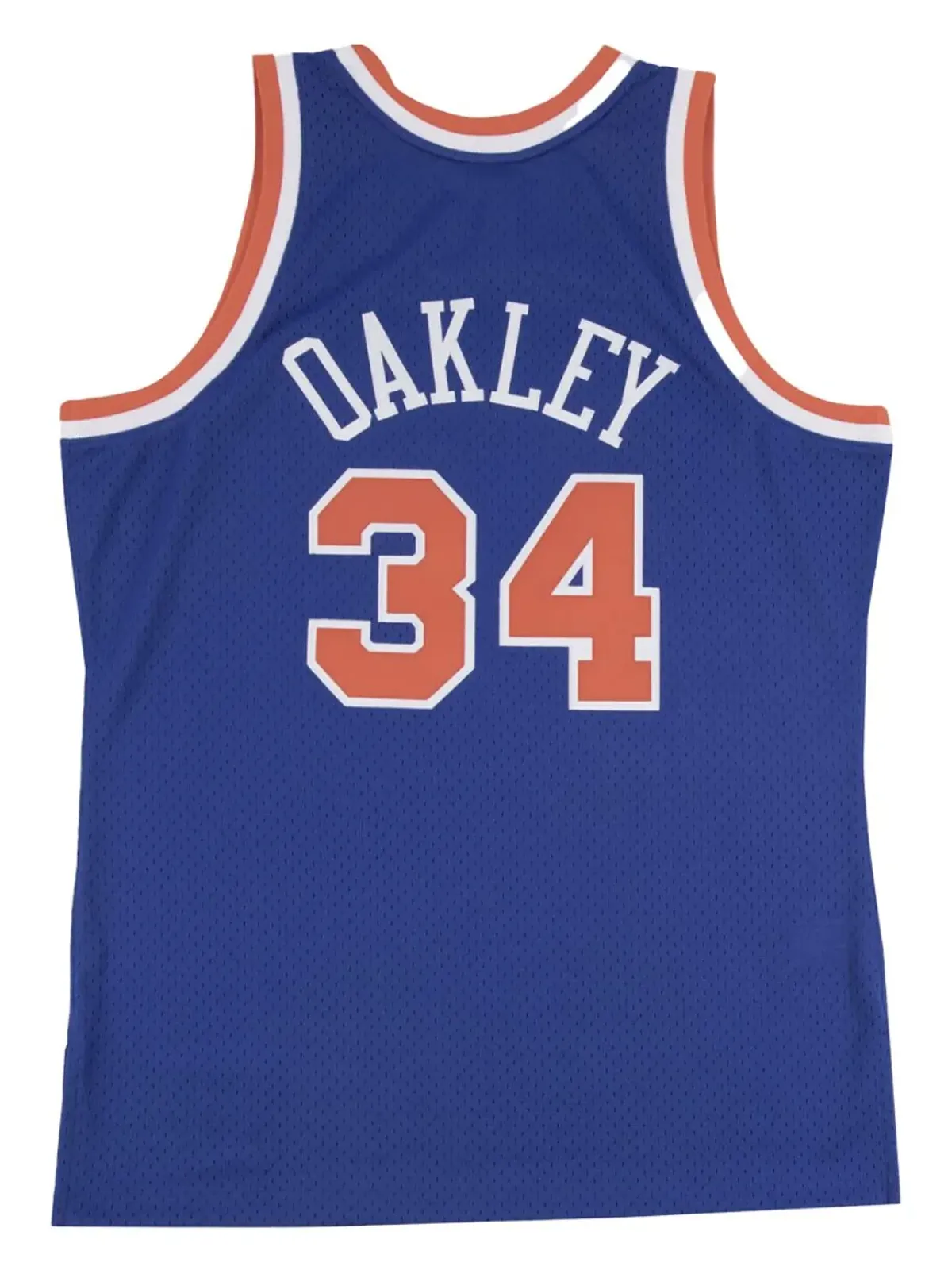 Mitchell & Ness "NBA Knicks 91 Charles Oakley" basketball jersey - Blue - 画像2