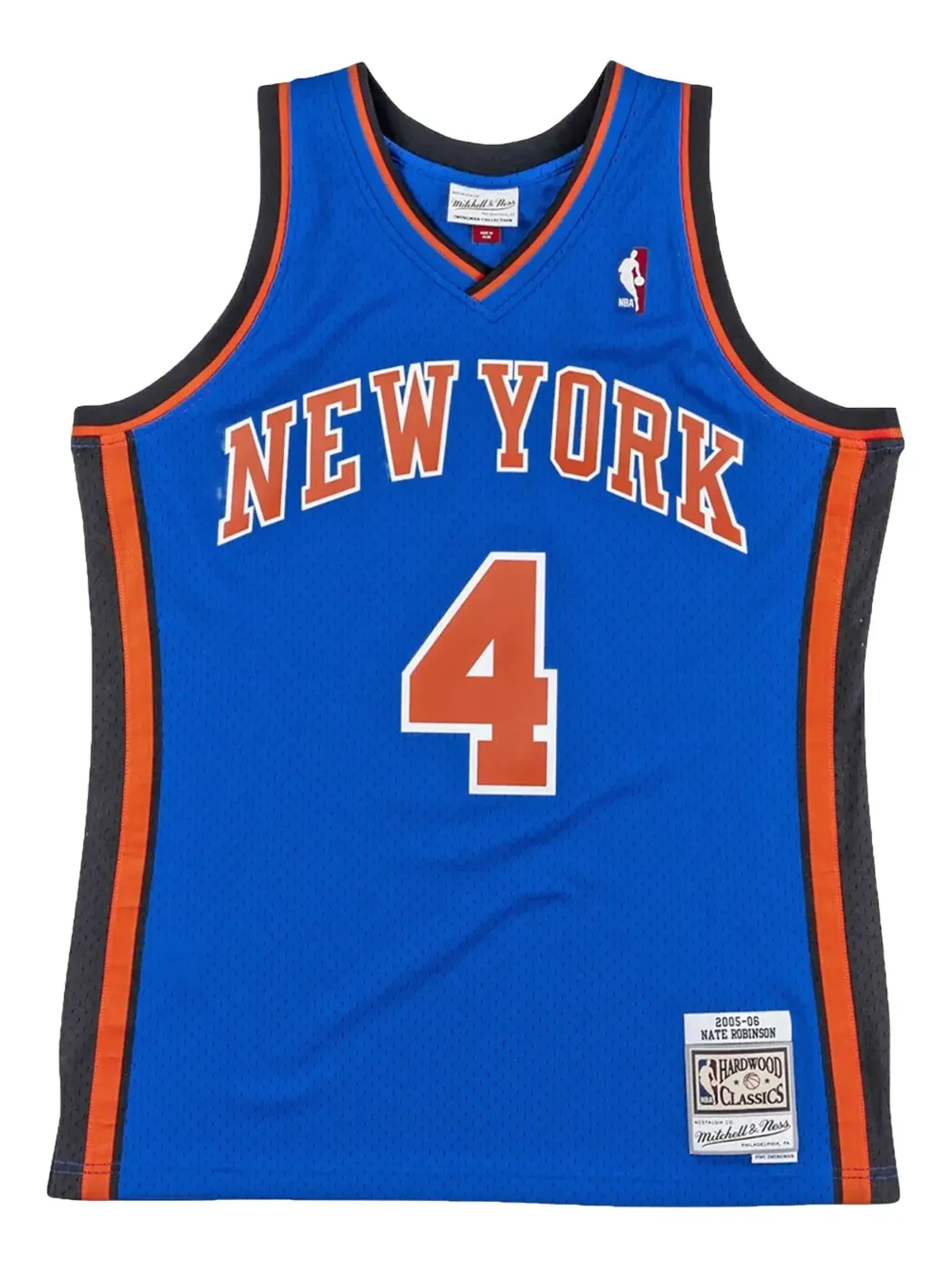 Mitchell & Ness x NBA New York Knicks 05-06 Nate Robinson スイングマン タンクトップ ブルー - 画像1