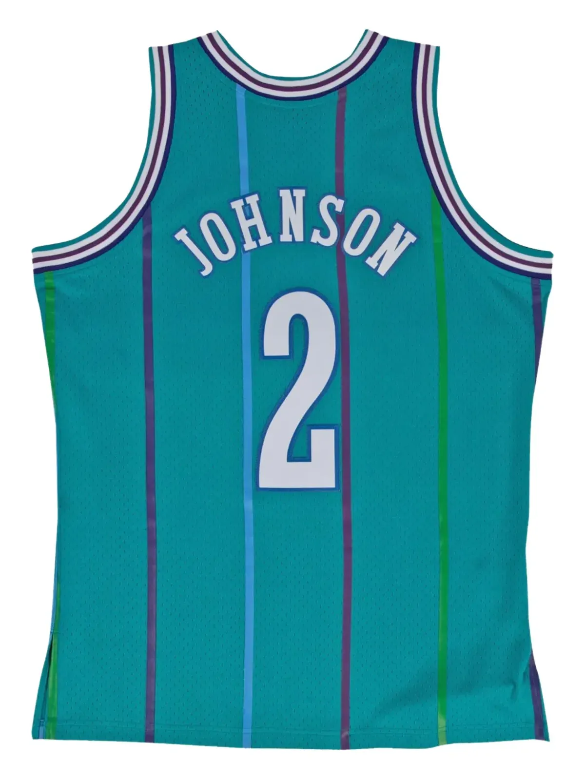 Mitchell & Ness x NBA Charlotte Hornets 92 ラリー・ジョンソン スイングマン・ロード タンクトップ - グリーン - 画像2