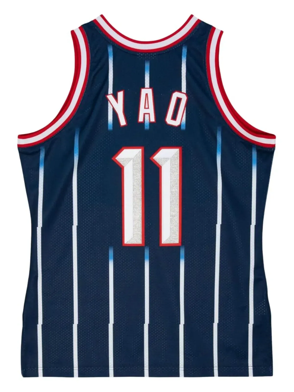 Mitchell & Ness NBA ヒューストン・ロケッツ 02 ヤオ・ミン Authentic Road Jersey - Blue - 画像3