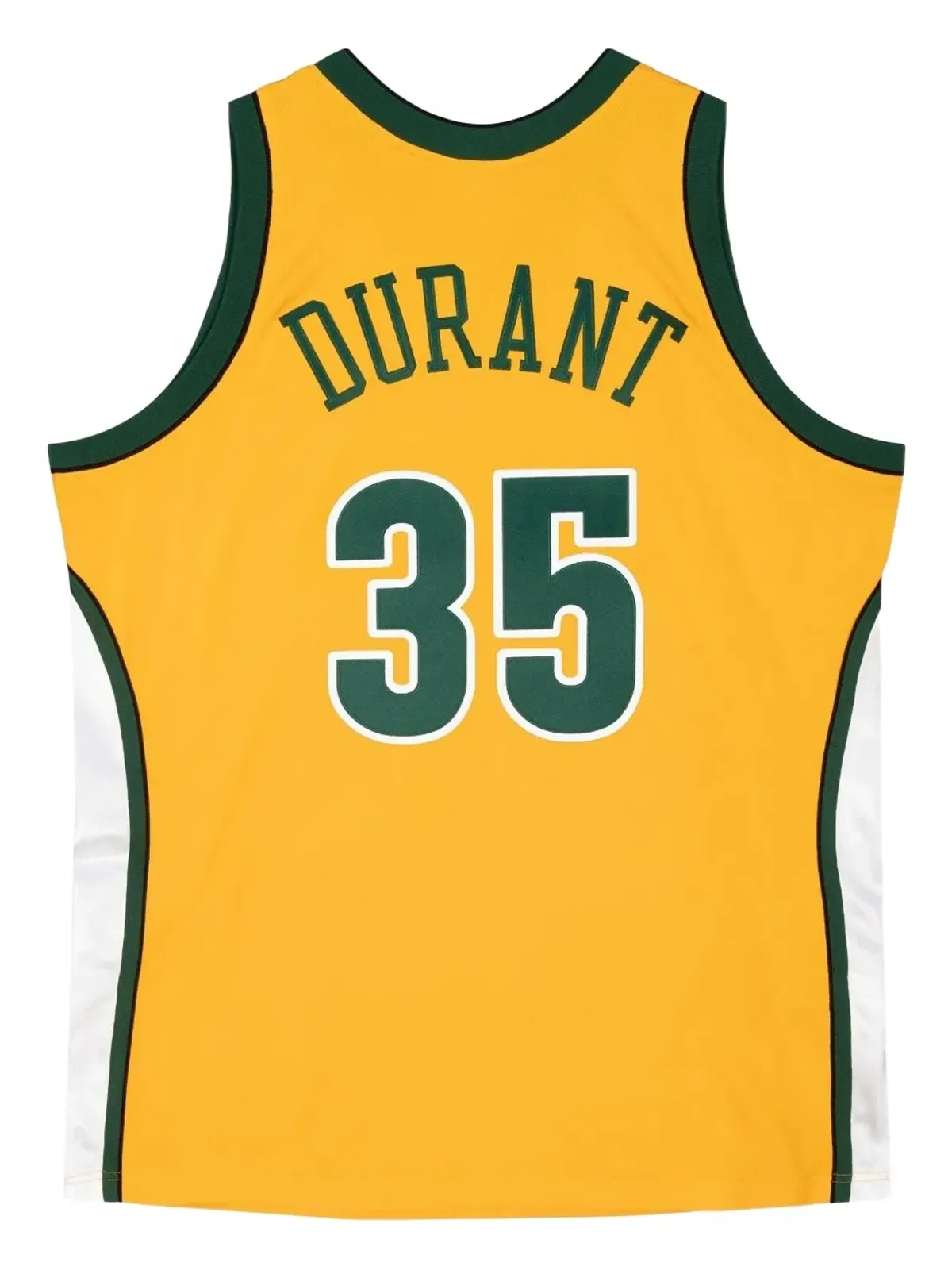 Mitchell & Ness ケビン・デュラント シアトル・スーパーソニックス 2007-08 アルタネイト・スウィングマン タンクトップ - イエロー - 画像2