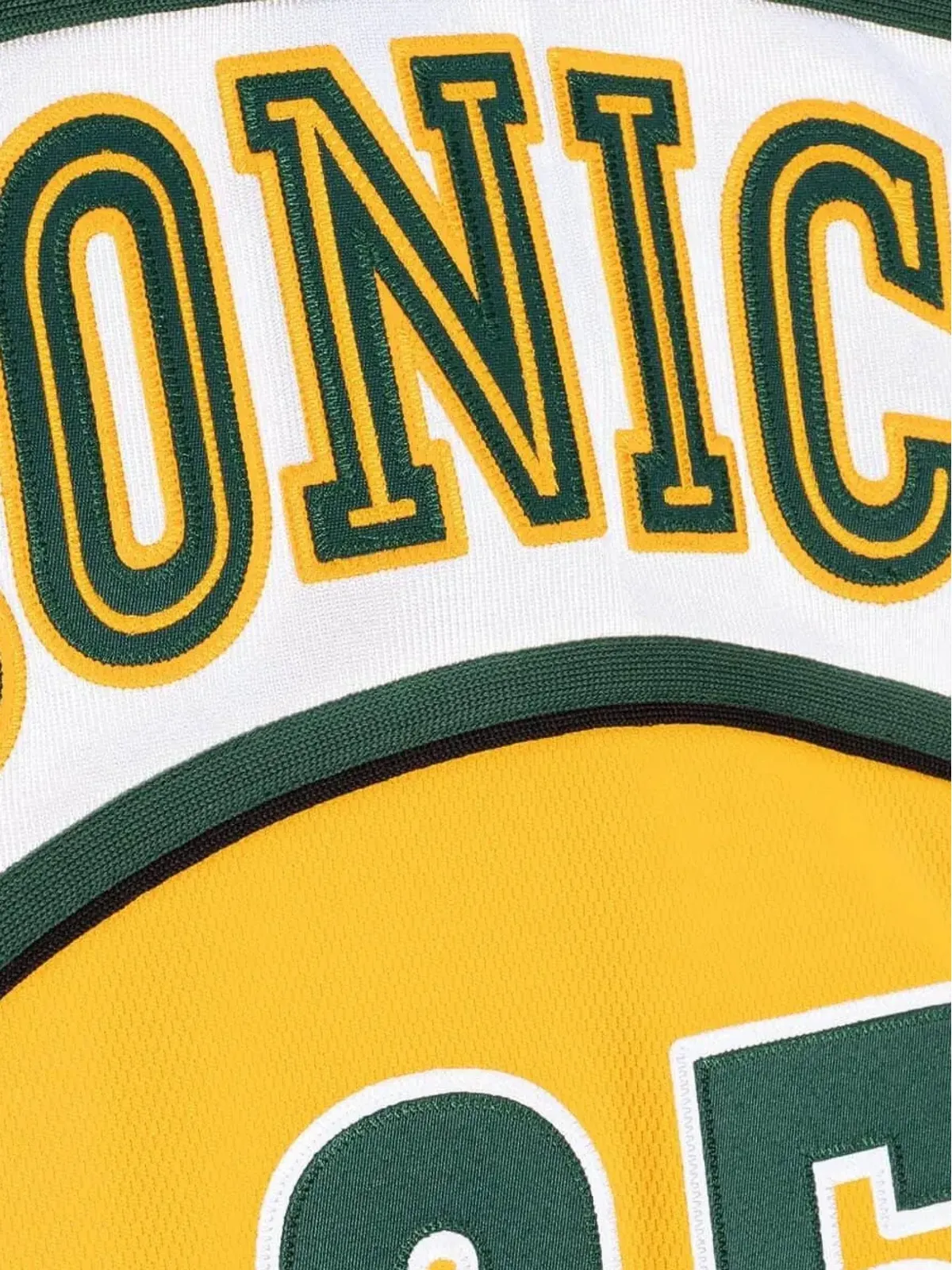 Mitchell & Ness ケビン・デュラント シアトル・スーパーソニックス 2007-08 アルタネイト・スウィングマン タンクトップ - イエロー - 画像3