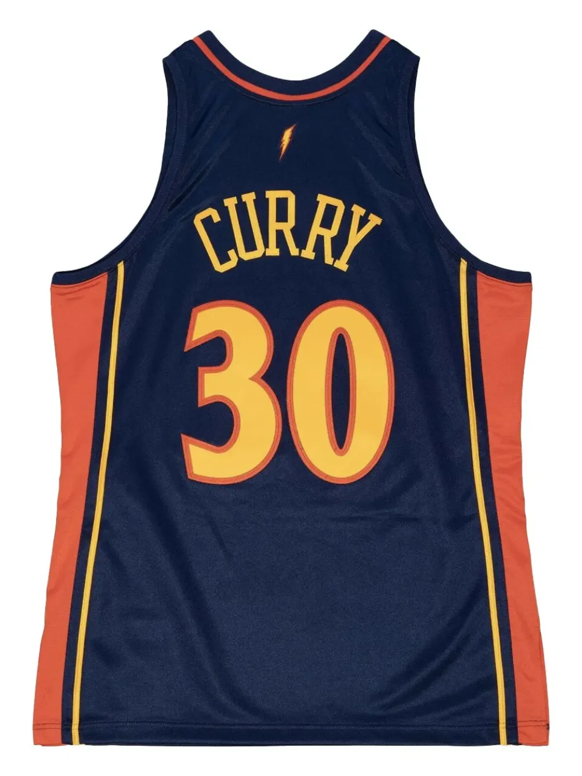 Mitchell & Ness NBA ゴールデンステイト・ウォリアーズ 09 ステフ・カリー ア Authentic Road ジャージー ベストトップ - ブルー - 画像2