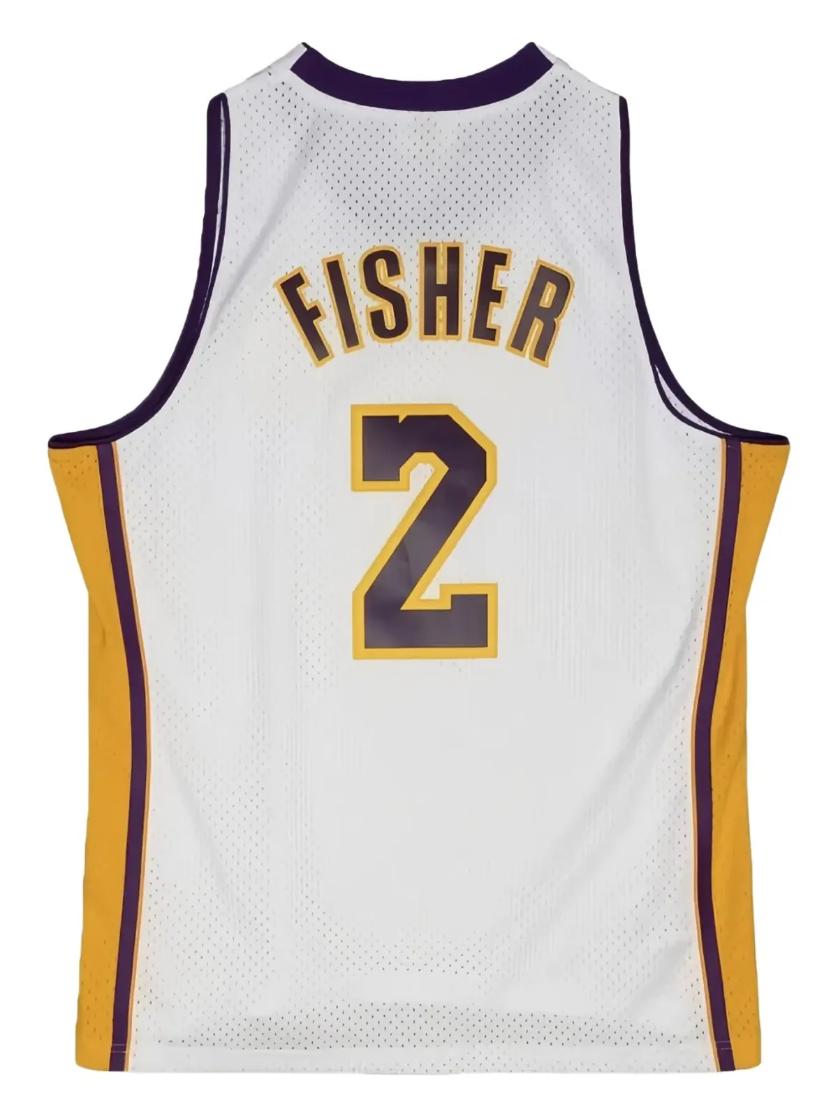 Mitchell & Ness アルタネート ジャージー NBA LA Lakers 2002 Derek Fisher Tシャツ - Neutrals - 画像2