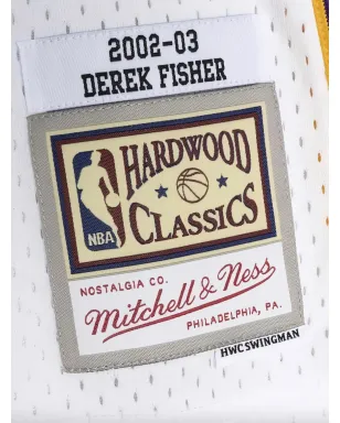 Mitchell & Ness アルタネート ジャージー NBA LA Lakers 2002 Derek Fisher Tシャツ - Neutrals - サムネイル4
