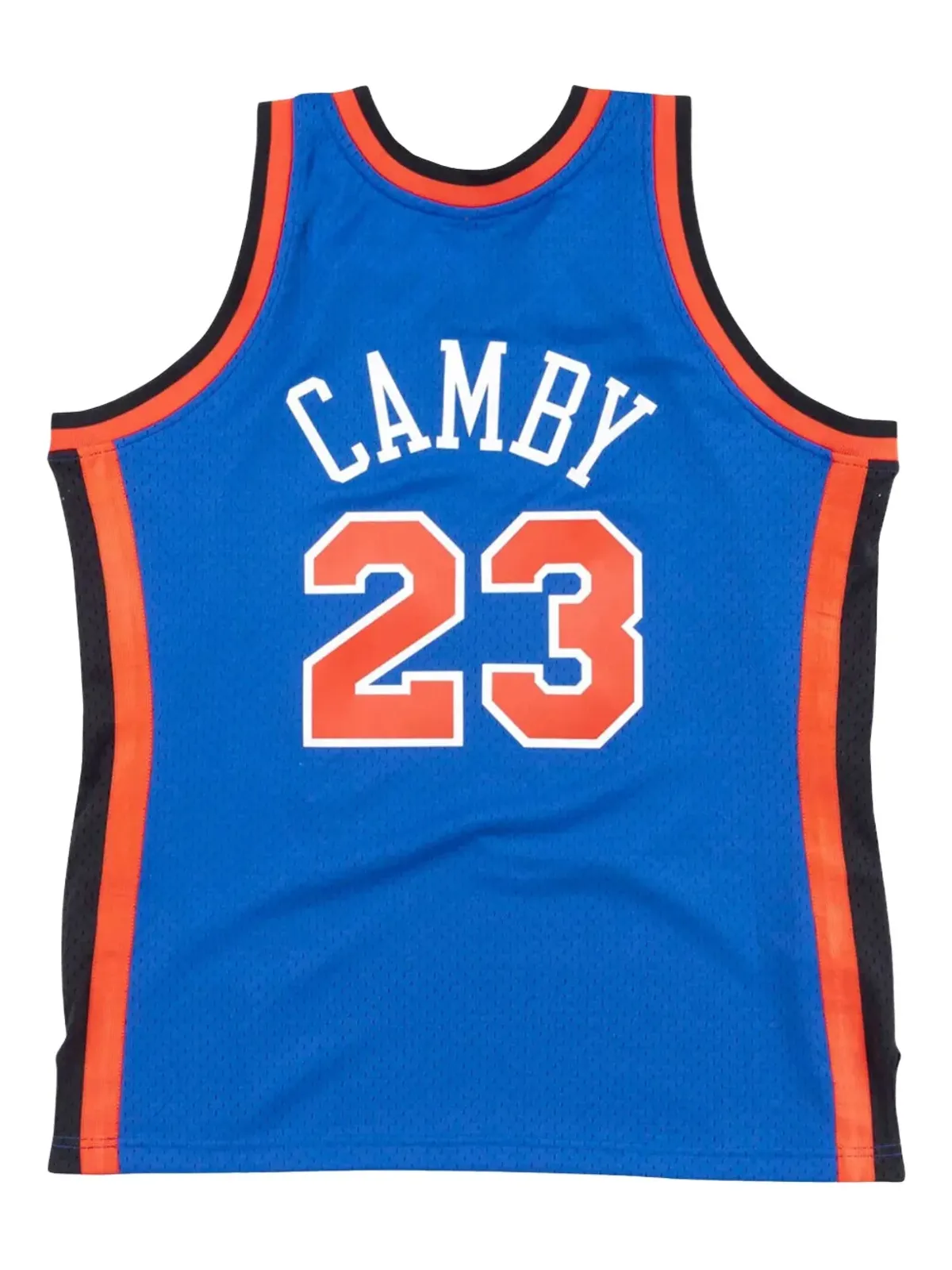 Mitchell & Ness x NBA New York Knicks 98-99 Marcus Camby Swingman タンクトップ - ブルー - 画像2