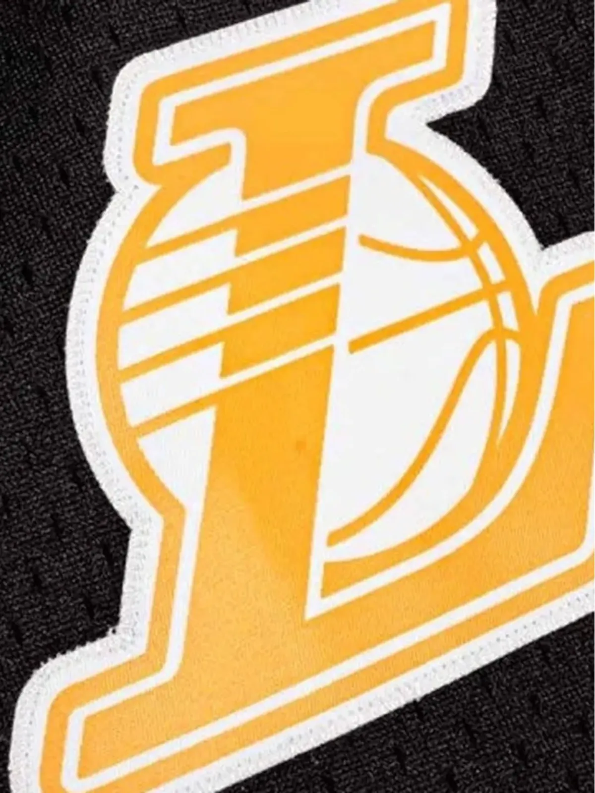 Mitchell & Ness NBA Lakers チームカラーショーツ - ブラック - 画像2