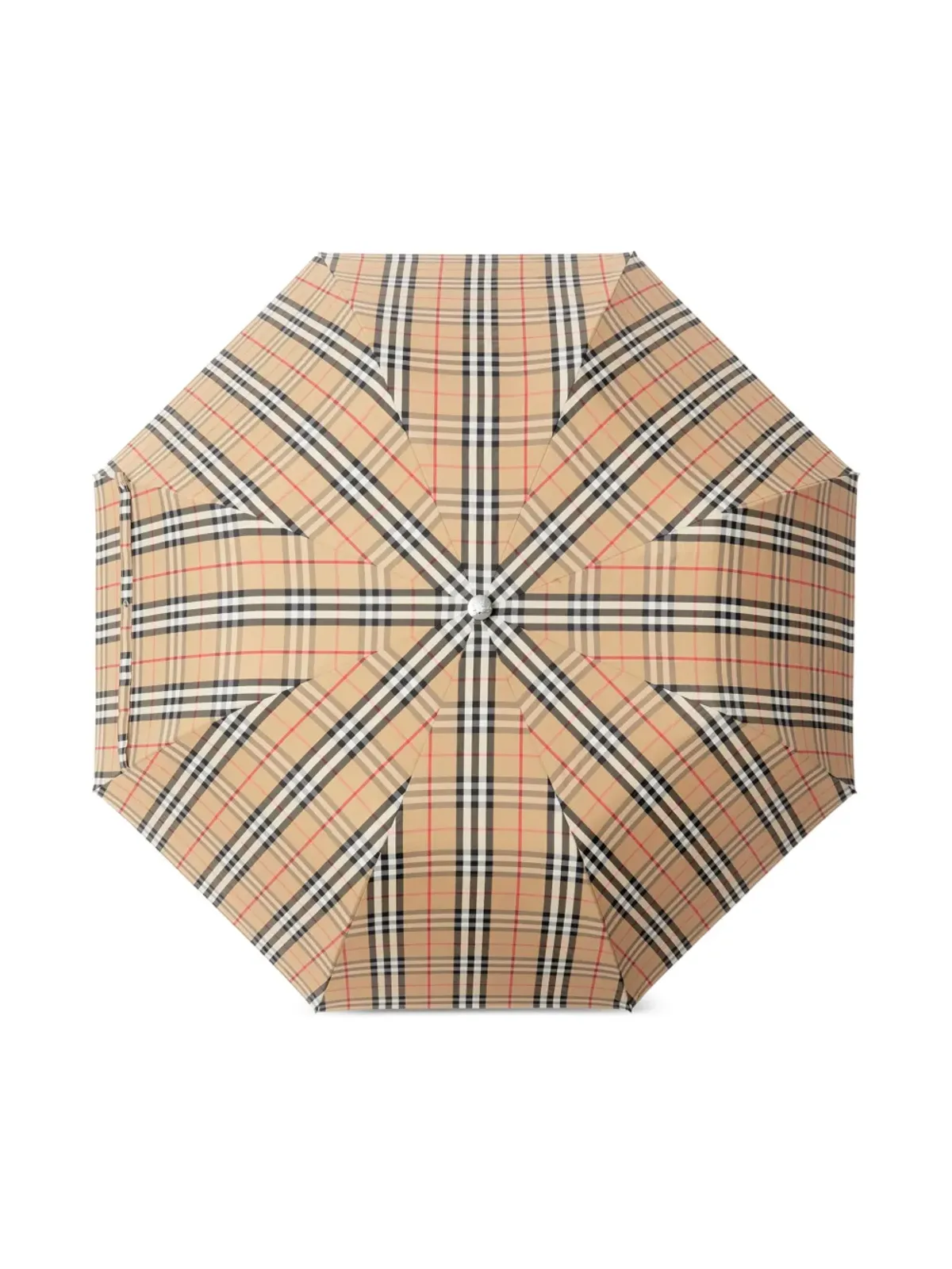 Burberry ビンテージ チェック柄の折りたたみ傘 - 画像2