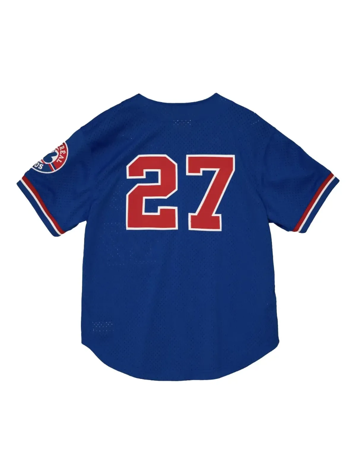 Mitchell & Ness MLBモントリオールエクスポス 1997 ヴラドミル・ゲレーロ Authentic BP BF ジャージー Tシャツ - Blue - 画像2