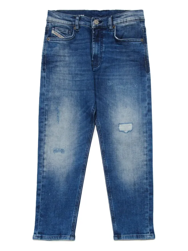 Diesel Kids Diesel Kids ストレートレッグ ストレッチコットンデニムジーンズの商品画像