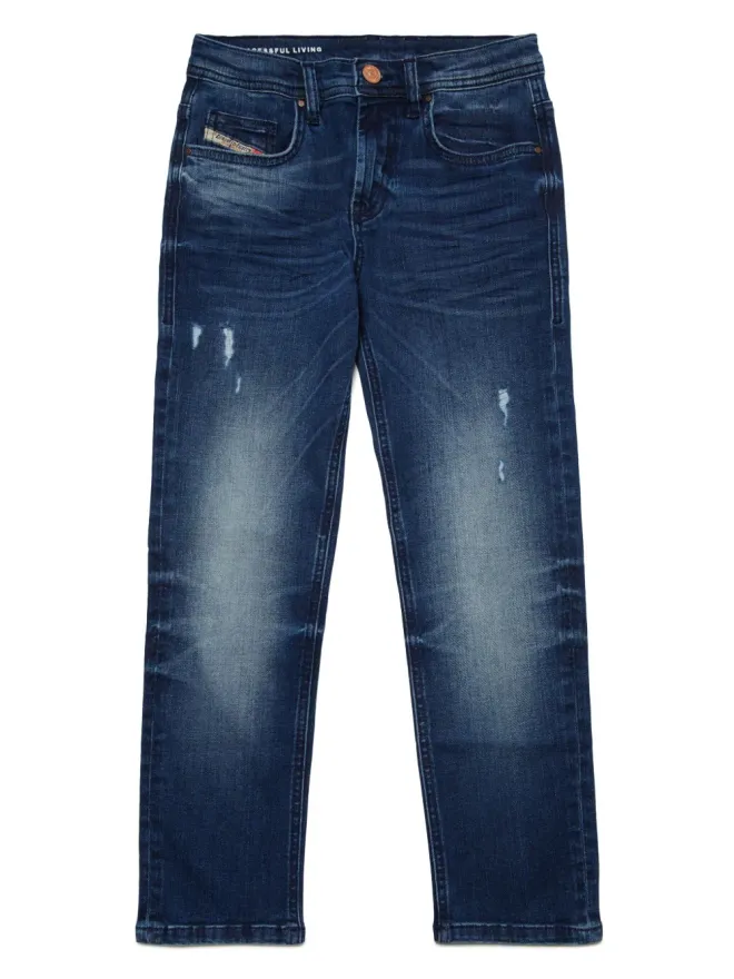 Diesel Kids Diesel Kids ウォッシュドデニム ストレートジーンズの商品画像