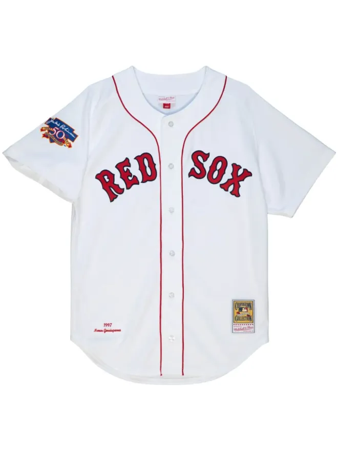 Mitchell & Ness Mitchell & Ness MLB ボストン・レッドソックス 1997 ノマー・ガルシアパラ 野球ジャージ - Whiteの商品画像