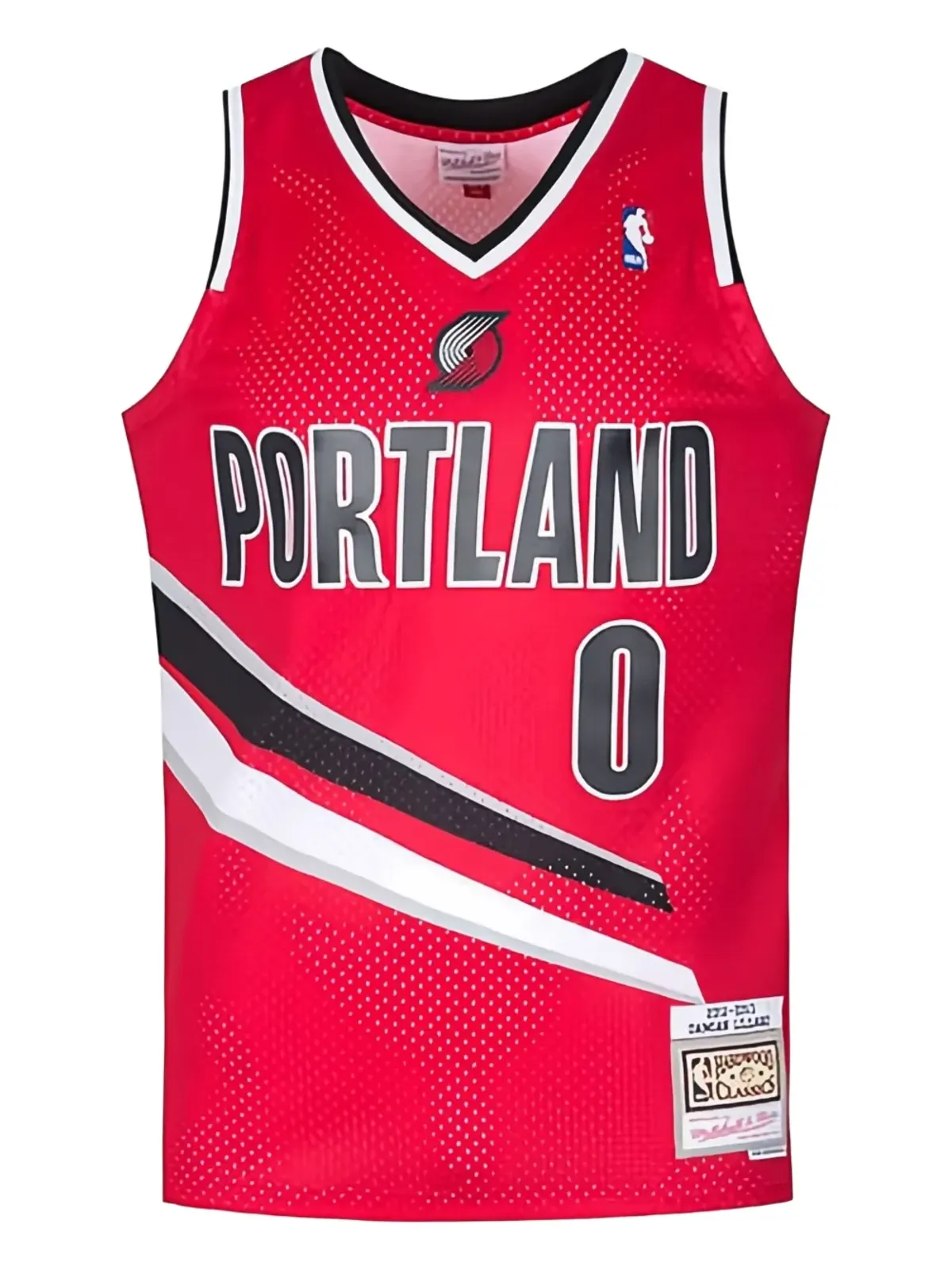 Mitchell & Ness NBA ポートランド・トレイルブレザーズ アルタネートジャージ - レッド - 画像1