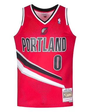Mitchell & Ness NBA ポートランド・トレイルブレザーズ アルタネートジャージ - レッド - サムネイル1