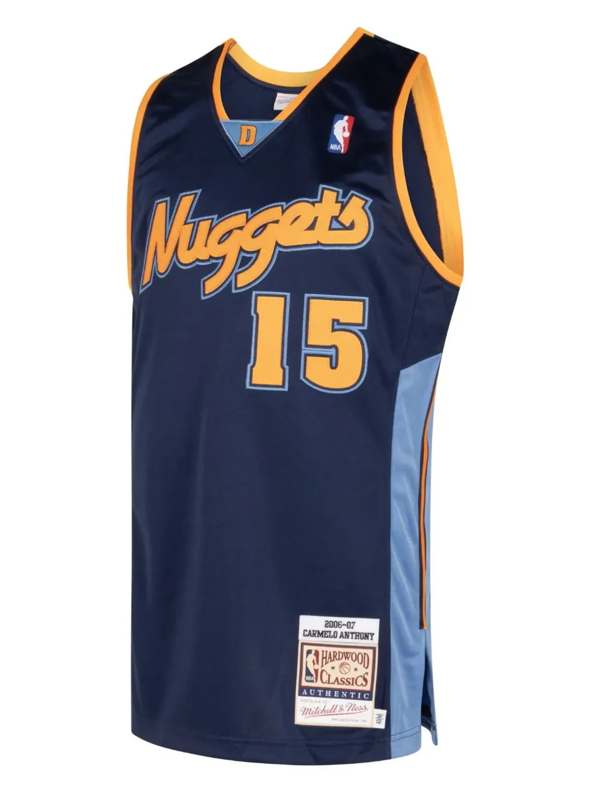 Mitchell & Ness ファナティックス認定 NBAデンバー・ナゲッツ 2006 Carmelo Anthony タンクトップ - ブルー - 画像3