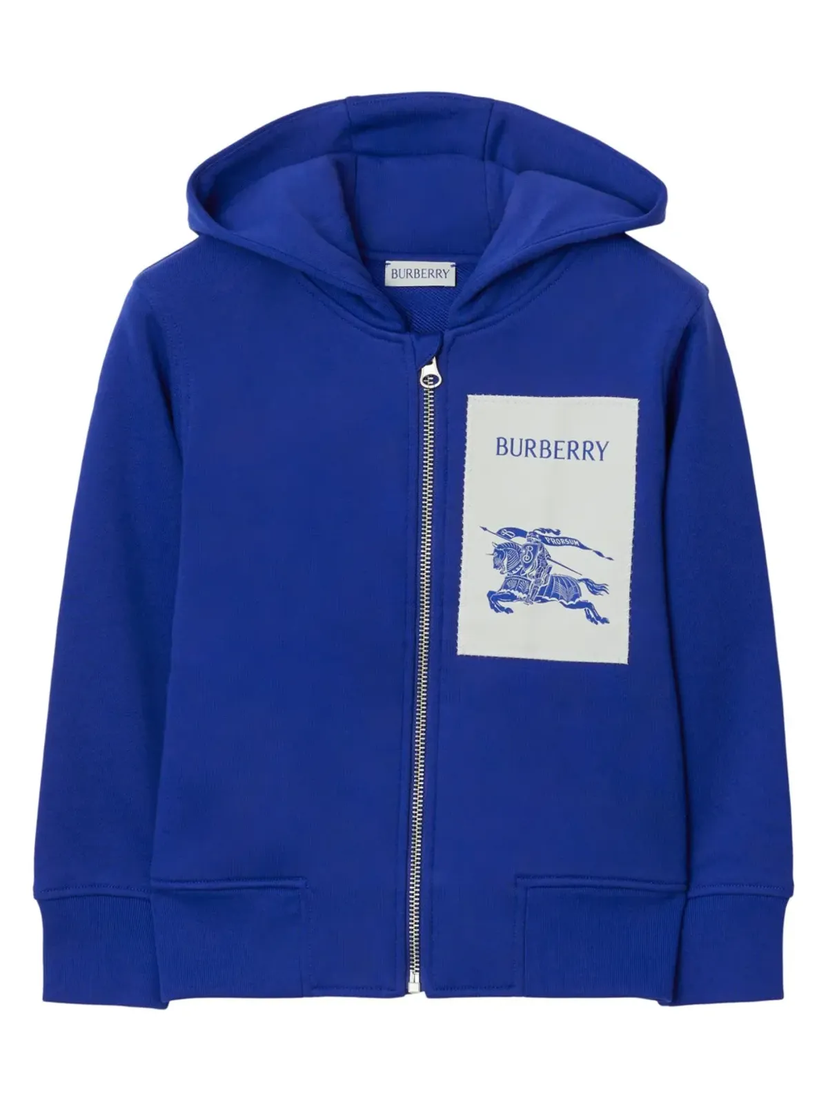 Burberry Kids エクエストリアンナイト コットン フーディー - 画像1