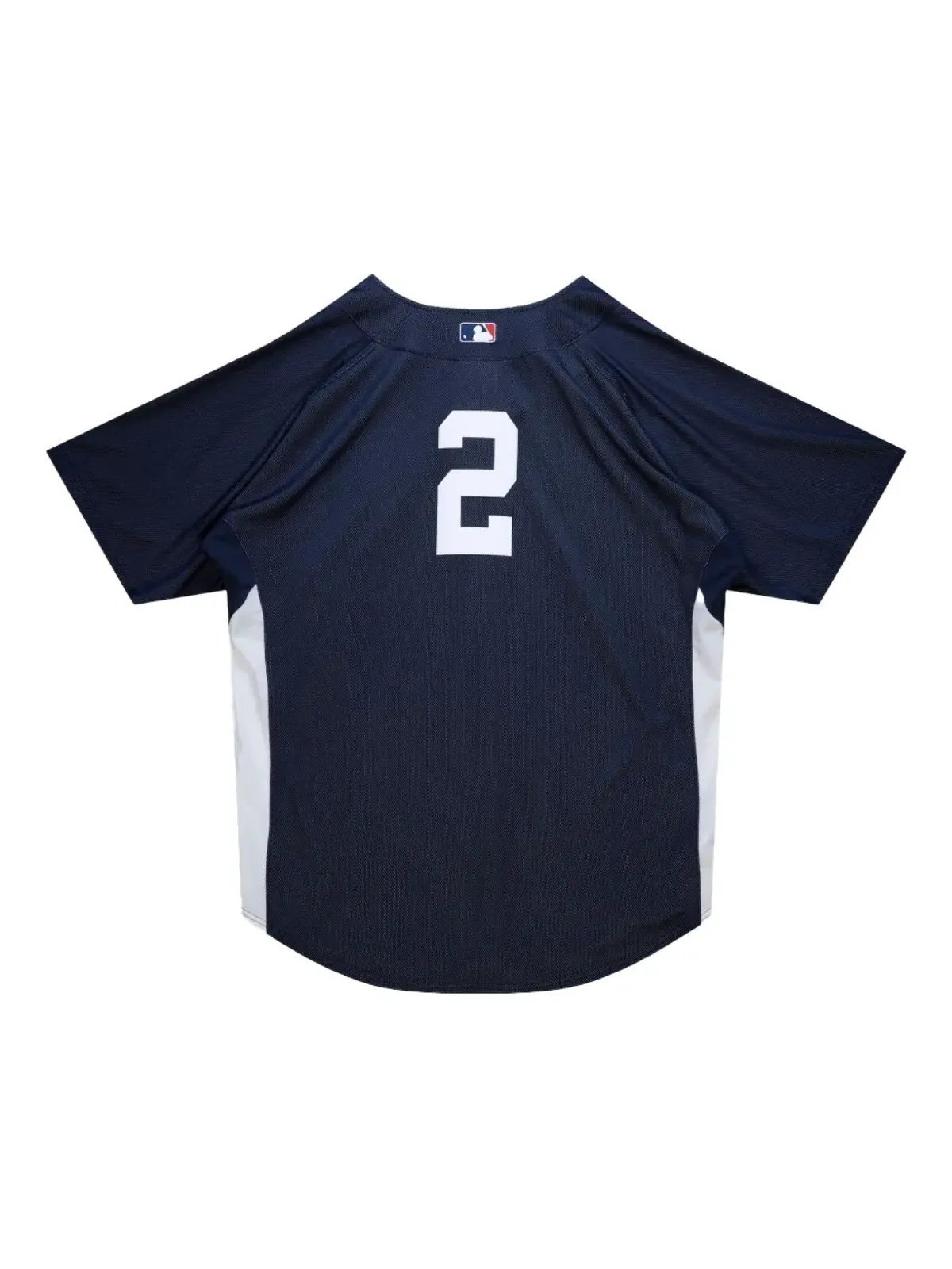 Mitchell & Ness MLB ニューヨーク ヤンキース 2009 Derek Jeter バッティングプラクティス ジャージ - ブルー - 画像2