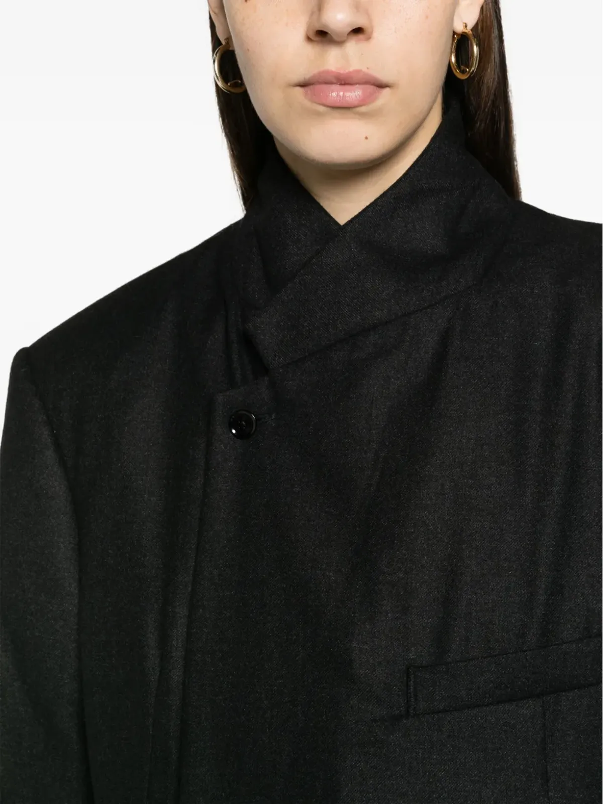 LEMAIRE ダブルブレスト カシミア ブレザー - Grey - 画像5