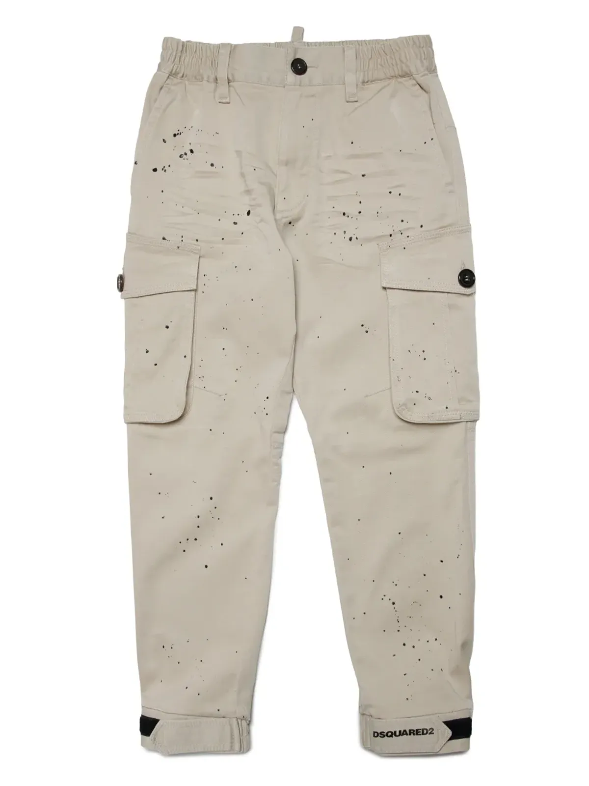 DSQUARED2 KIDS paint-splatter trousers - 画像1