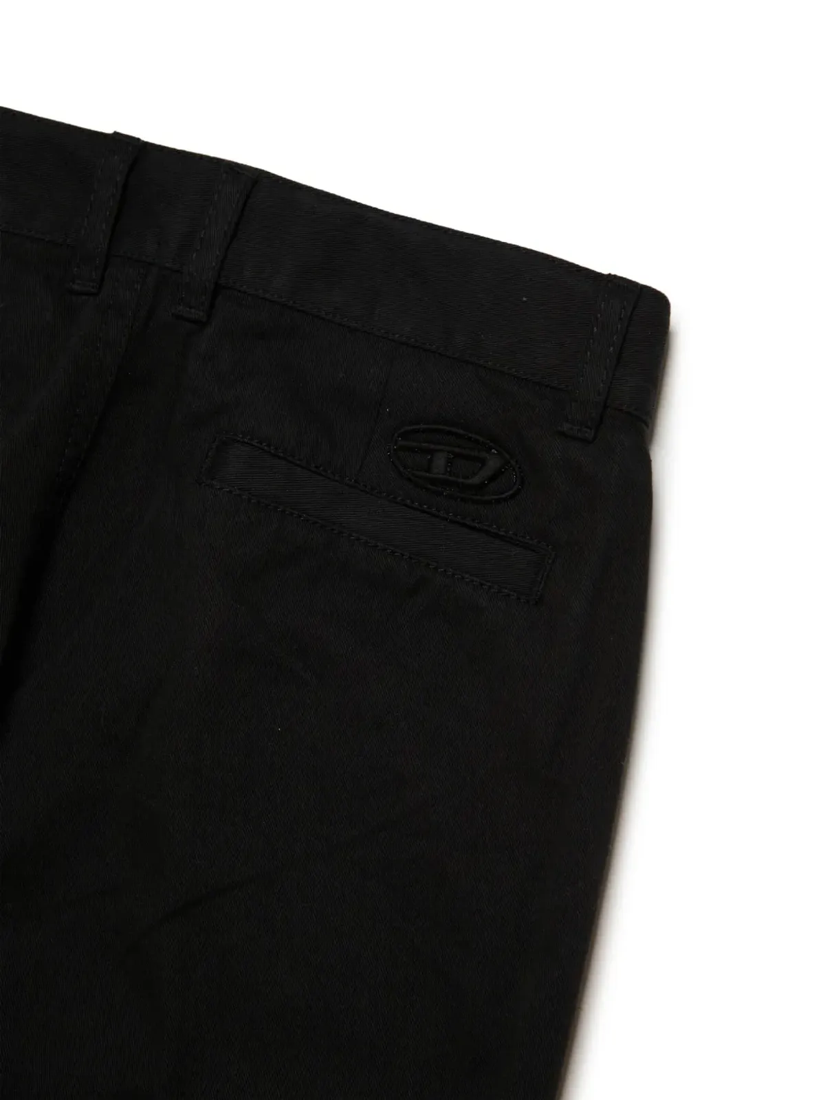Diesel Kids Pbas ストレートレッグ コットン トラウザーズ - 画像3