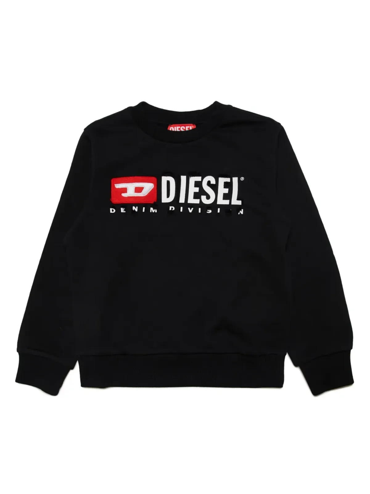 Diesel Kids ダメージ加工コットン スウェットシャツ - 画像1