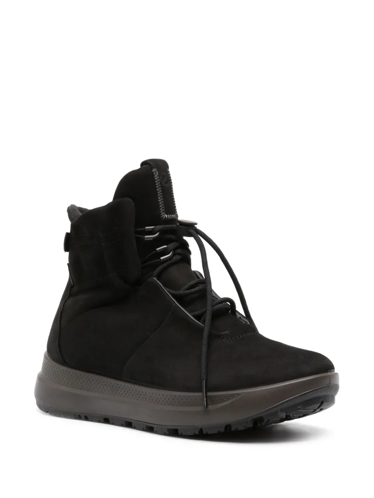 ECCO Solice drawstring suede boots - Black - 画像2