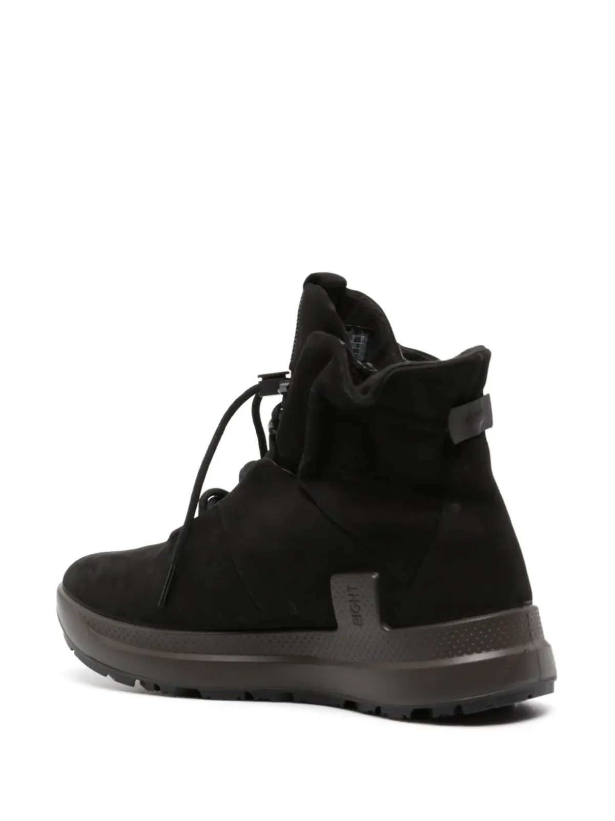 ECCO Solice drawstring suede boots - Black - 画像3
