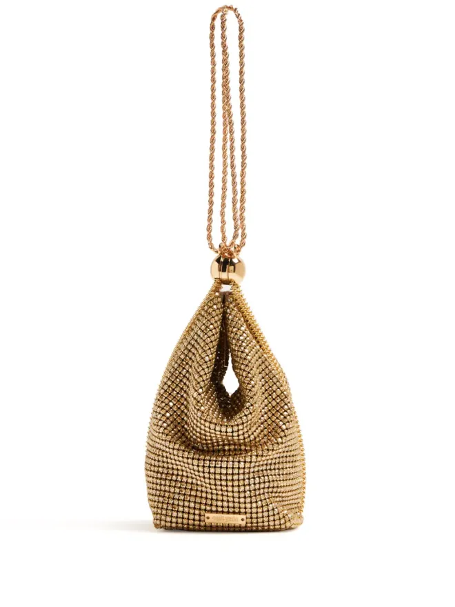 Cult Gaia Cult Gaia Rue クリスタル装飾付きクラッチバッグ - ゴールドの商品画像