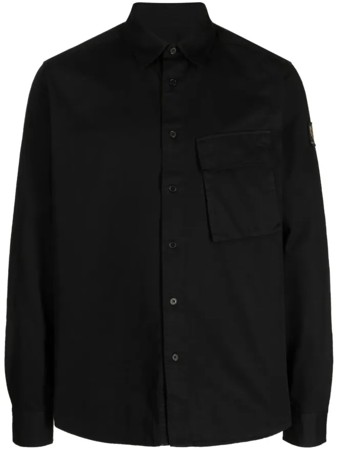Belstaff Belstaff ロゴアップリケ コットンシャツの商品画像