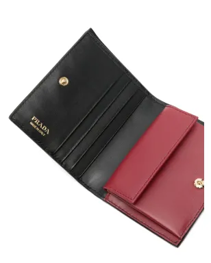 Prada トライアングルロゴ パテントレザー ウォレット - サムネイル3
