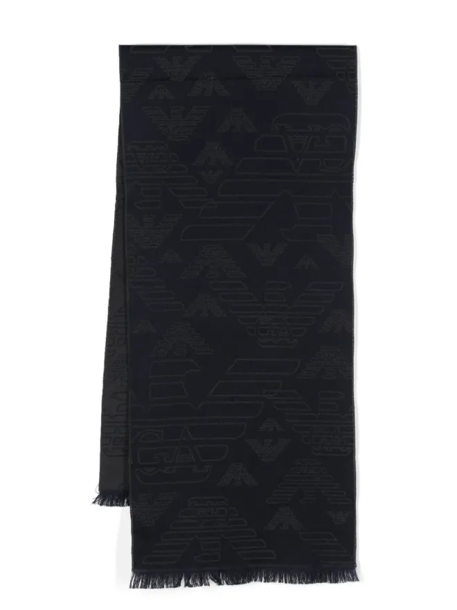 Emporio Armani Emporio Armani イーグルヘッド ジャカード スカーフの商品画像