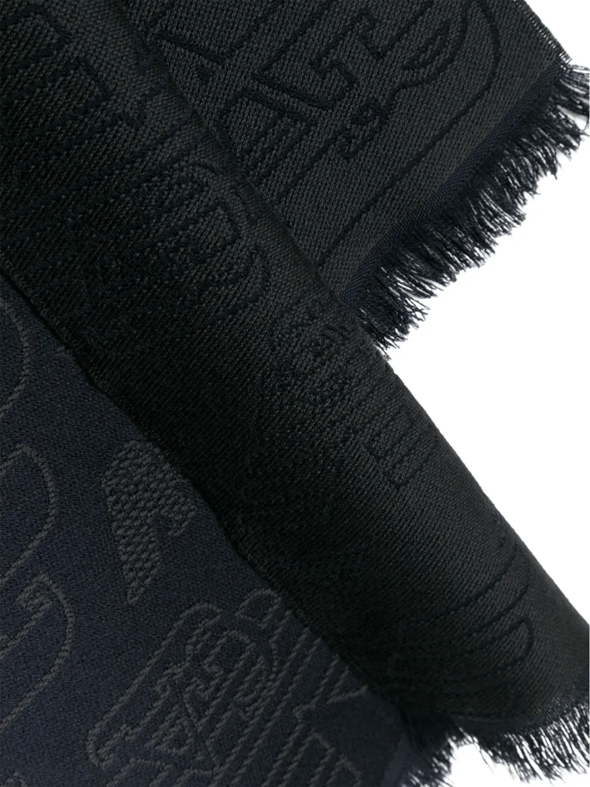 Emporio Armani イーグルヘッド ジャカード スカーフ - 画像3