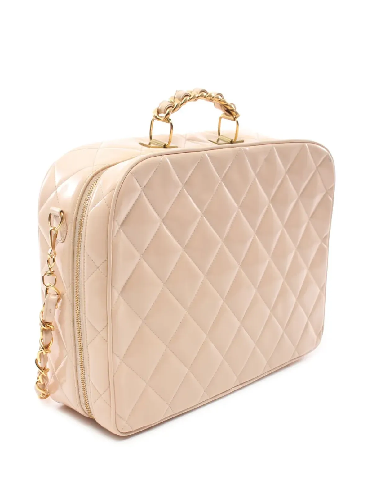CHANEL ビンテージ 1994-1996 ダイヤモンドキルト ヴァニティバッグ - 画像2