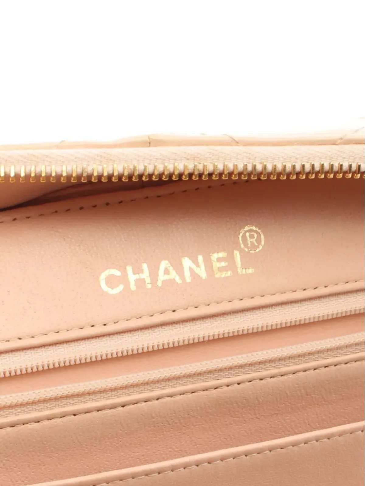 CHANEL ビンテージ 1994-1996 ダイヤモンドキルト ヴァニティバッグ - 画像4