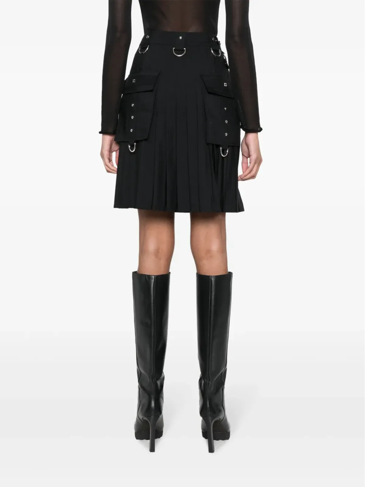 Givenchy Dリング装飾のAラインスカート - 画像4