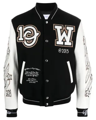 Off-White ロジック ヴァーシティジャケット - サムネイル1