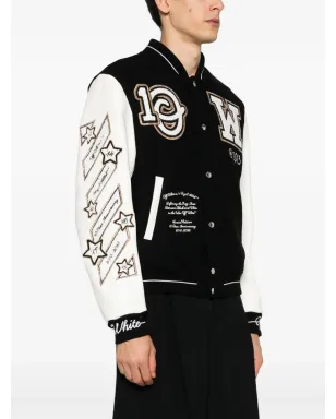 Off-White ロジック ヴァーシティジャケット - サムネイル5