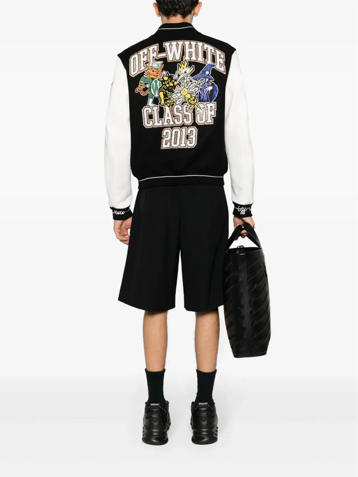 Off-White ロジック ヴァーシティジャケット - 画像2