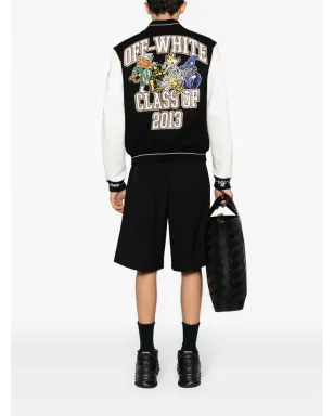 Off-White ロジック ヴァーシティジャケット - サムネイル2