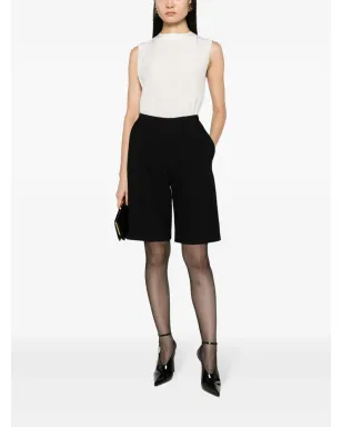Saint Laurent ノースリーブ サテン タンクトップ - サムネイル2